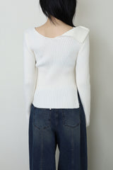 String-off rib knit