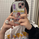 Brush Girl Magazine phone case (Pigtails)
