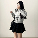 Decca Snow Nordic Knit Cardigan