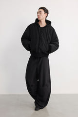 Oversized Reversible Nylon Bomber
