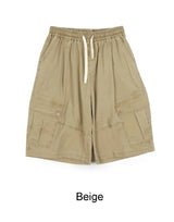Sepi Washed Cargo Bermuda Pants