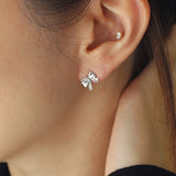 レディーリボンピアス 925