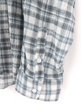 (UNISEX)エアリーコットンチェックシャツ(3colors)