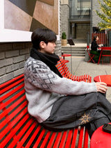 Is mohair Nordic cardigan