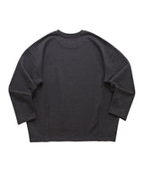 HEAVY-TERRY BALLOON SWEAT BOX TEE (Charcoal)