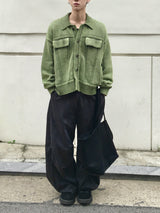 Enmic Trucker Washed Cardigan 2C