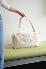 standard duffle bag (cream yellow)
