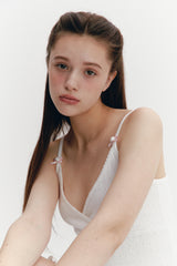 Wave Flare Dress Ivory