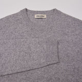 カシミアブレンドウールクルーネックニット GRAY