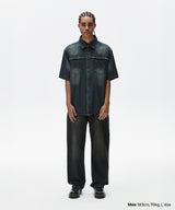 DENIM HALF SHIRT