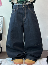 STITCH BALLOON DENIM PANTS 💙S-XL🖤