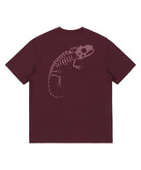 [NF] LIZARD BORN OVER TEE (BURGANDY)_F24QB290
