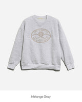 Fleece lettering Sweatshirt