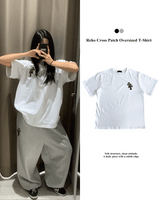 レホクロスパッチオーバーサイズTシャツ