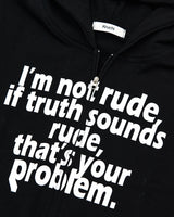 RUDE フードジップアップ (ブラック) ウィメンズ