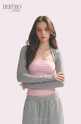 ロジーグレーレイヤードTシャツ