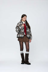NORDEN FLEECE JACKET / BROWN