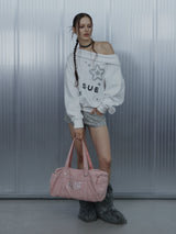 SUE Wide Hoodie Top