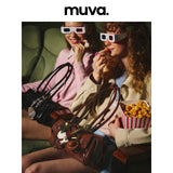 muva. ガーデン レザー 2WAYショルダーバッグ