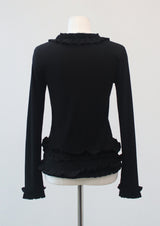 lady frill cardigan 