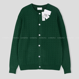  all-day round neck knit cardigan