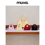muva. スーパー ミニ トライアングル ライスボール バッグ クロスボディ ポーチ
