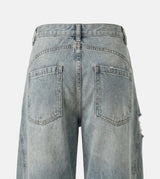 Cotton Blue Vintage Denim Pants