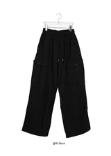 [unisex] サイモン ワイド コットン バンディング カーゴパンツ