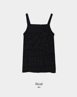 Dot Square Layered Sleeveless (3color)
