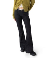 Iva Studded Low-Rise Bootcut Jeans
