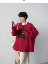 Spike Knit Long Sleeve