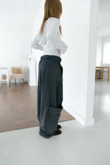 snug hood pocket top(3colors)