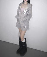 88 set up hood zip-up (2colors)