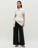 DOZI - Puffed Button Up Shirt _ WHITE