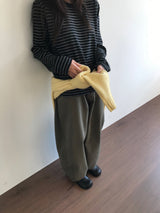 バーティカルバルーンワイドパンツ(2color)