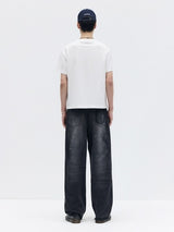 26SS★ FADE DRIFT GRAPHIC CROP HALF T