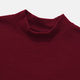 Layer mock neck / Red