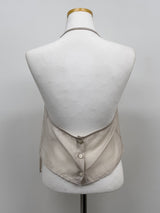 [Bustier SET] Artique Tencel Seethrough Blouse