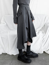 BIG POCKET WRAP SKIRT