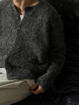 [Unisex] Cash mohair crop cardigan(2color)