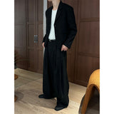 [F/W] Steady stripe two tuck wide pants(2color)