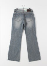 LOW SEMI BOOTS CUT DENIM