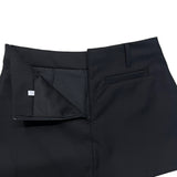 クラシックモデーンベルトミニスカートパンツ (3 colors)