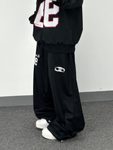 99 lettering jersey pants