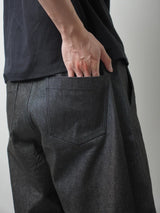 PT8 Pleated Denim Shorts