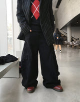 No.1498 ディテールカーゴコットンワイドパンツ