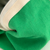 Clam round pouch _ Vivid green