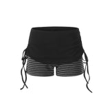 Sia レイヤード バンディング ショーツ