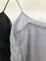 chiffon sleeveless blouse