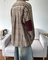 Elbow Patch Check Shirt
